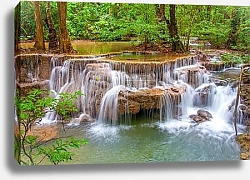 Постер Тайланд, Водопад Хуай Мае Камин 