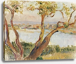 Постер Лебаск Анри Вид на Антиб