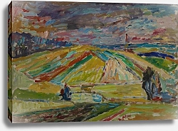 Постер Блондер Саша Landscape with a Patchwork of Fields