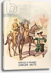 Постер Школа: Английская 20в. Advertisement for Huntley and Palmers Ginger Nuts, 1935