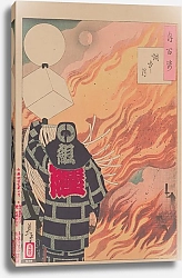 Постер Еситоси Цукиока Moon and Smoke