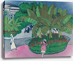 Постер Кирхнер Людвиг Эрнст Боскет; Площадь Альбертплац в Дрездене