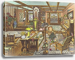 Постер Хамли Перкинс Калифорнийский миссионерский стиль интерьера