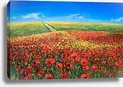 Постер Цветы под небом