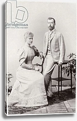 Постер Nicky and Alix after their Betrothal, Coburg, 1894
