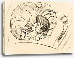 Постер Кирхнер Людвиг Эрнст Zwei schlafende Katzen