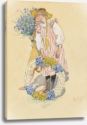 Постер Ларсон Карл Лизбет и Бритта