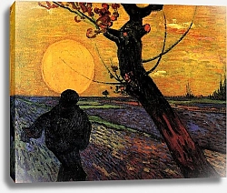Постер Ван Гог Винсент (Vincent Van Gogh) Сеяльщик 3