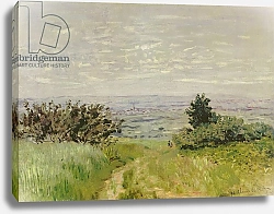Постер Моне Клод (Claude Monet) Landscape, Full View of Argenteuil, 1872