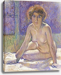 Постер Руссельберг Тео Femme Nue Assise, c.1912