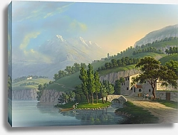 Постер Блейлер Иоганн Генрих Am Comersee