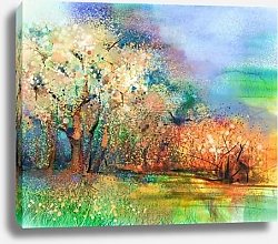 Постер Деревья в цвету 2