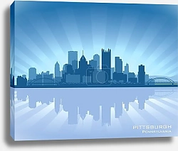 Постер Гармония небоскрёбов: Питтсбург, Пенсильвания
