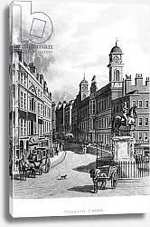 Постер Школа: Английская 19в. Charing Cross, looking up the Strand, 1811