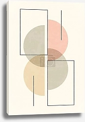 Постер Minimalist lines and abstract elements