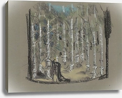 Постер Берар Кристиан Dom Juan – maquette de décor – acte III, jardin