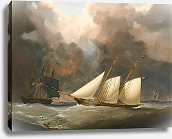 Постер Конди Николас The Thousand Guinea Match Between Henry Bradley’s Brig The Water Witch And Lord Belfast’s Schooner Galatea