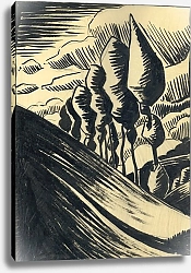 Постер Дейненс Альберт Landschap in inkt