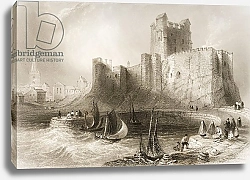 Постер Бартлет Уильям (последователи, грав) Carrickfergus Castle, County Antrim, Northern Ireland, 1860s