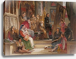 Постер Льюис Джон Murillo Painting the Virgin in the Franciscan Convent at Seville