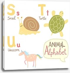 Постер Алфавит с животными - STU