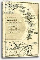 Постер Бонне Чарльз (карты) Windward Islands, with the part of the Leeward Islands, 1780