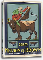 Постер Либо Мишель Selles Nelson et Brown. Établissements Nelson frères