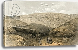 Постер Симпсон Вильям The Valley of the Shadow of Death, caves in the Woronzoff Road behind the 21 Gun Battery