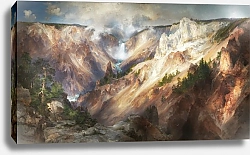 Постер Моран Томас Большой Каньон Йеллоустоуна