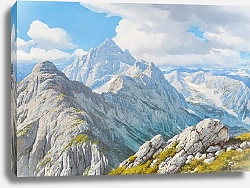 Постер Решрайтер Рудольф Вид на Хохфогель