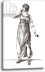 Постер Madame Tallien in Grecian costume, published 1909.