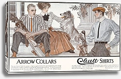 Постер Легендекер Дж. К. Arrow collars. Cluett shirts