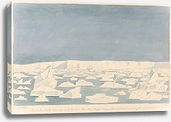 Постер Смит Чарльз Гамильтон Part of the South Pole Barrier to 180 Feet Above Sea Level, 1000 Feet Thick and 450 Miles in Length