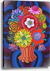 Постер Таттерсфильд Джейн (совр) Blooms in a basket, 2013,