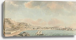 Постер Ривли Уилли Портовый городок, окруженный ветряными мельницами