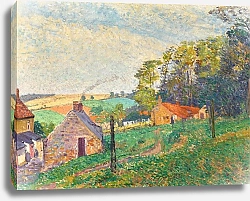 Постер Гор Спенсер Пейзаж с Коттеджами