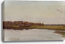 Постер Челмонский Юзеф Village at waterside