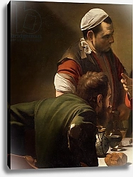 Постер Караваджо (Caravaggio) The Supper at Emmaus, 1601 7