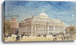 Постер A Rendering of a Preliminary Proposal for the United States Custom House, New York, 1899