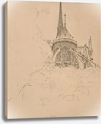 Постер Панкевич Юзеф Apse of Notre-Dame de Paris Cathedral, state III