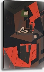 Постер Бланшар Мария Натюрморт с красной лампой