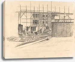 Постер Хенриет Хенк Gebouw in aanbouw