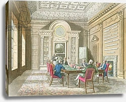 Постер Роуландсон Томас Board Room of The Admiralty, 1808