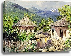 Постер Дубовской Николай Деревенская сцена