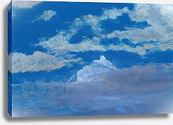 Постер Бирштад Альберт Исследование облаков с горной Вершины