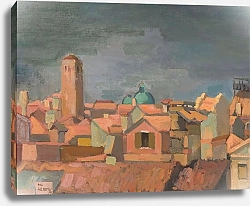 Постер Бартошек Франц View of an Italian city