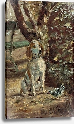 Постер Тулуз-Лотрек Анри (Henri Toulouse-Lautrec) The Artist's Dog Flèche