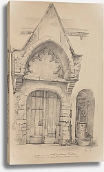 Постер Дюжарден Эдвард Ingangspoort van het Sint-Julianusgodshuis