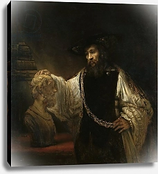 Постер Рембрандт (Rembrandt) Aristotle with a Bust of Homer, 1653