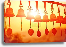 Постер Непал. Традиционные колокольчики